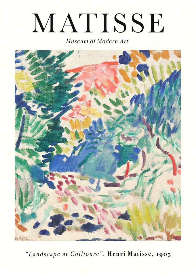 Henri Matisse Landscape at Collioure Poster