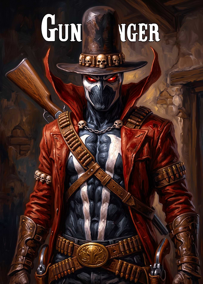 Gunslinger Spawn Western Comic Art