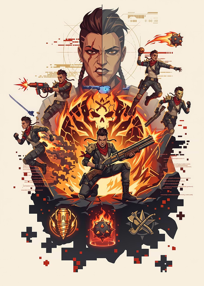 Mad Maggie Apex Legends Poster