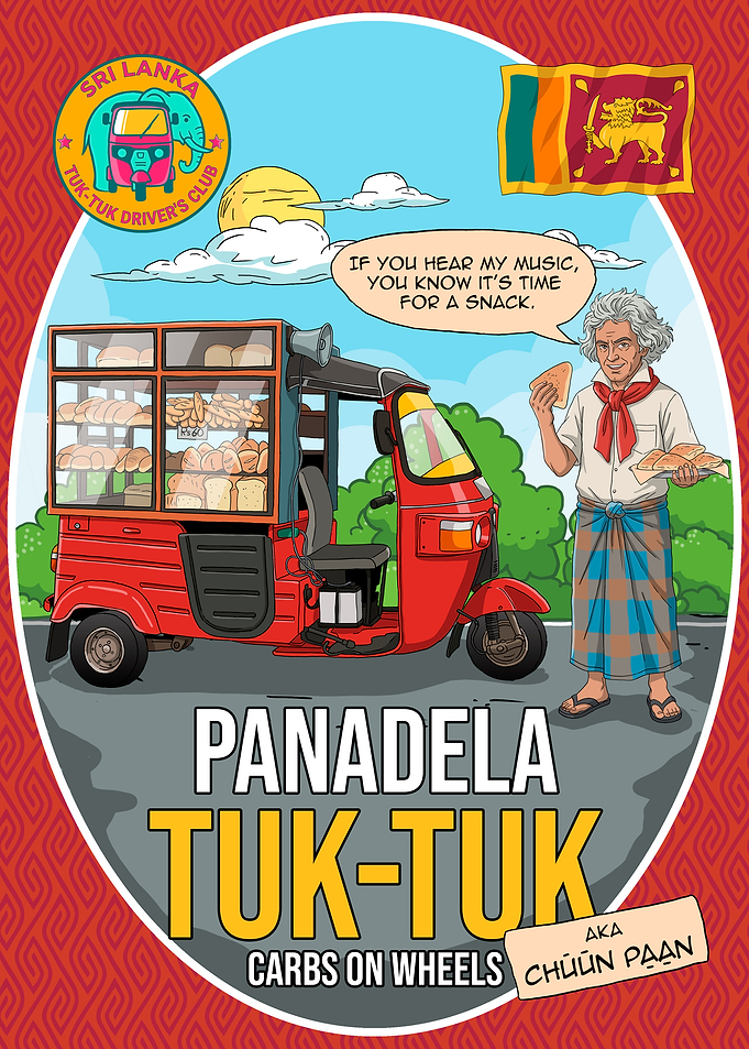 Panadela Tuk-Tuk Sri Lankan Bread Seller