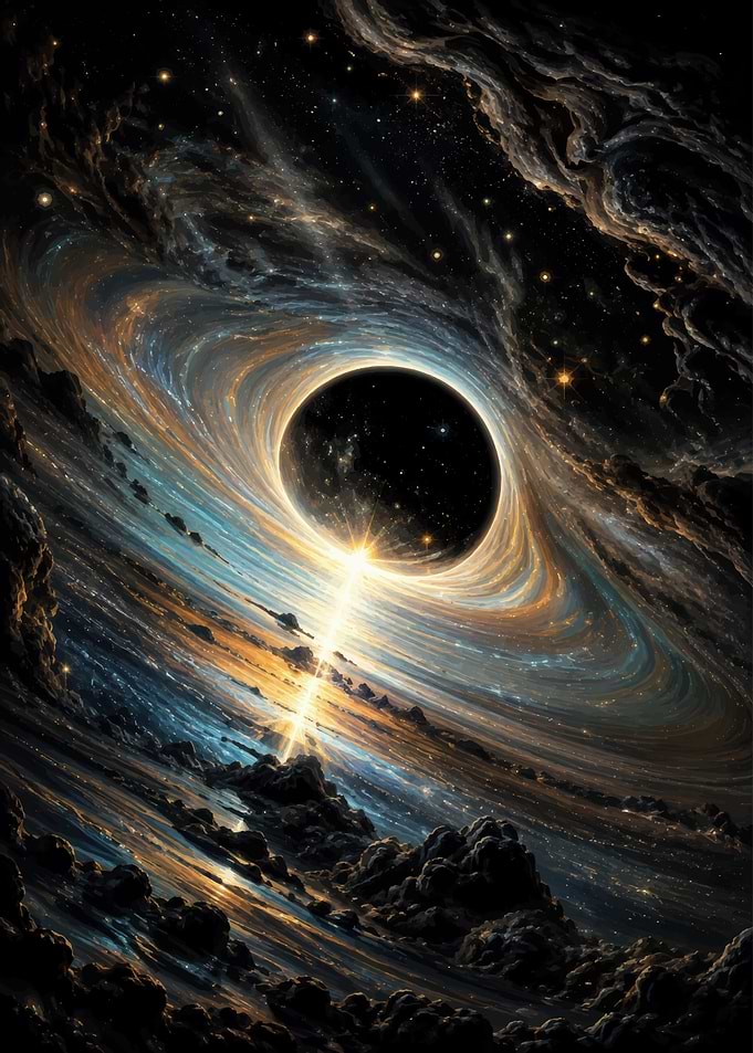 Cosmic Black Hole Event Horizon