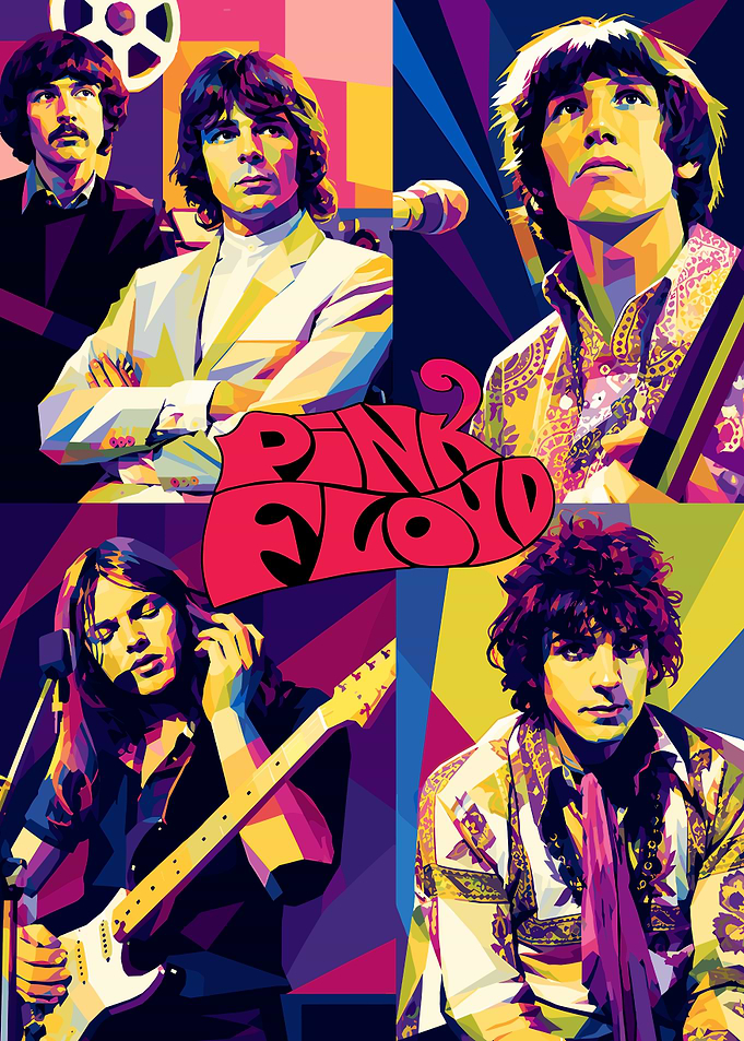 Pink Floyd Pop Art Poster