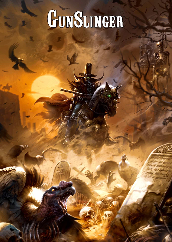 Gunslinger Dark Fantasy Poster
