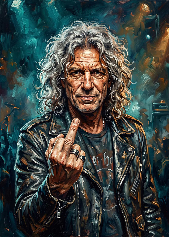 Rebellious Rocker Portrait