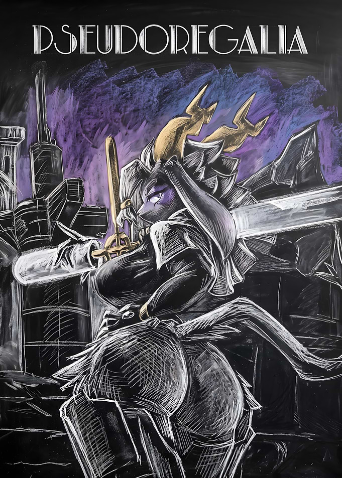 Pseudoregalia Sybil Chalk Art Poster