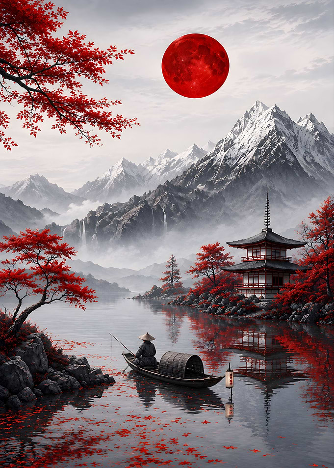 Crimson Moon Serenity