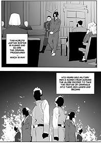Manga Panel Depicting Justice and Vigilantism