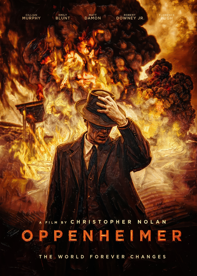 Oppenheimer Movie Poster Art