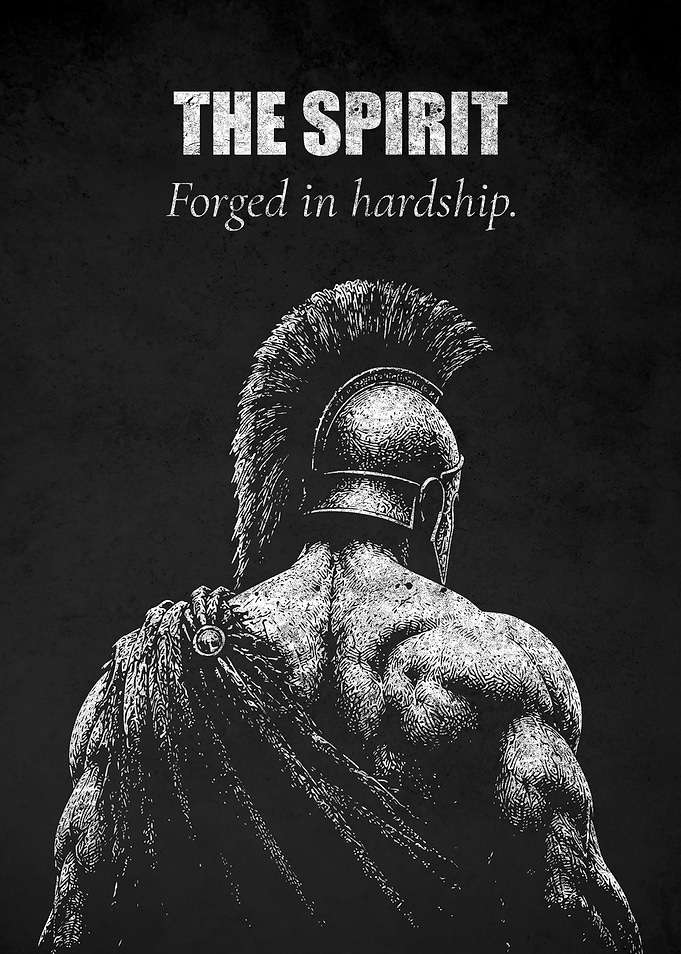 The Spirit Spartan Warrior Poster