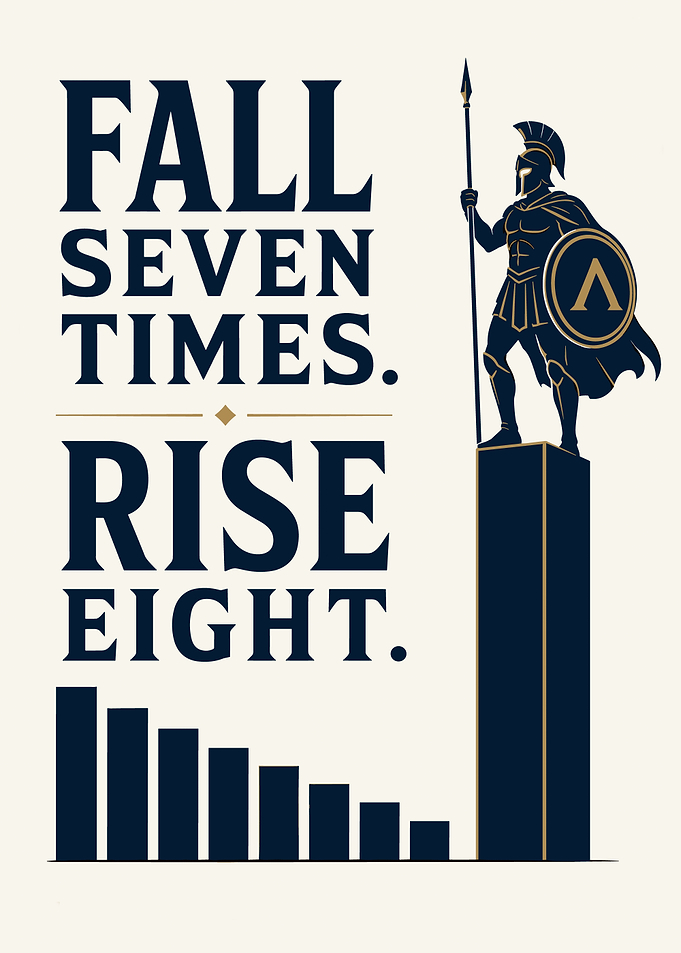 Spartan Warrior Rise Motivational Poster