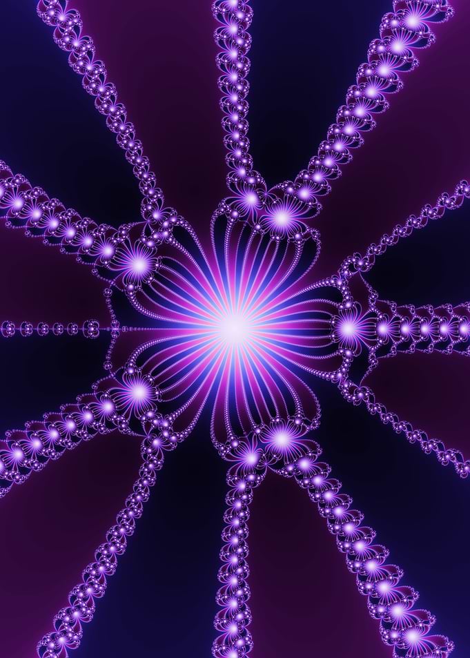 Amethyst Nebula - Newton Fractal