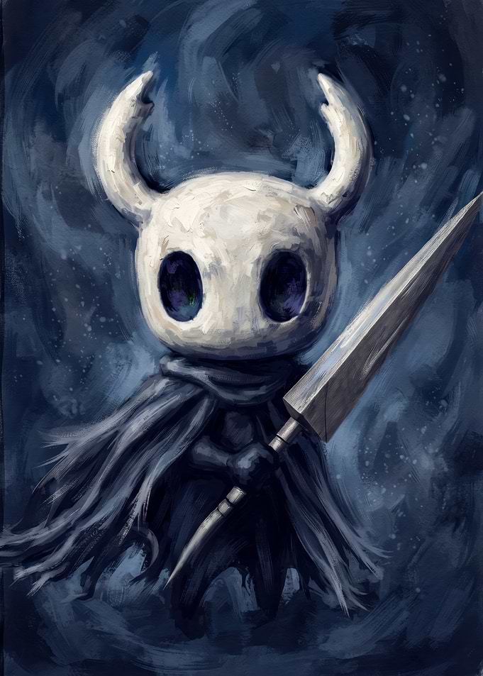 The Knight from Hollow Knight