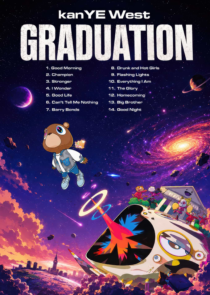 Kanye West Graduation Album Cover Art