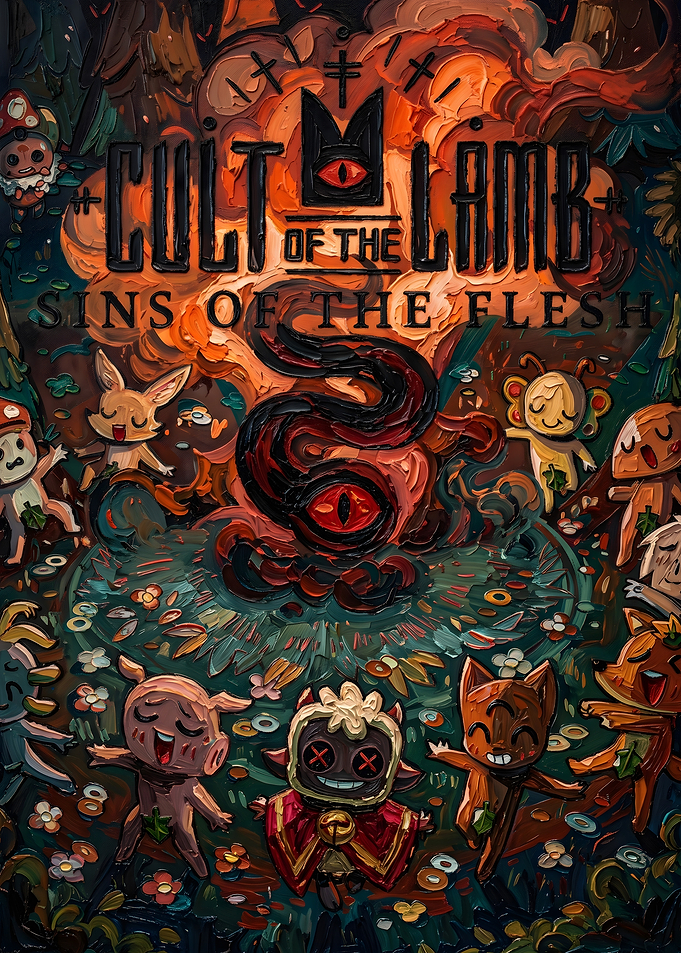 Cult of the Lamb Sins of the Flesh Poster