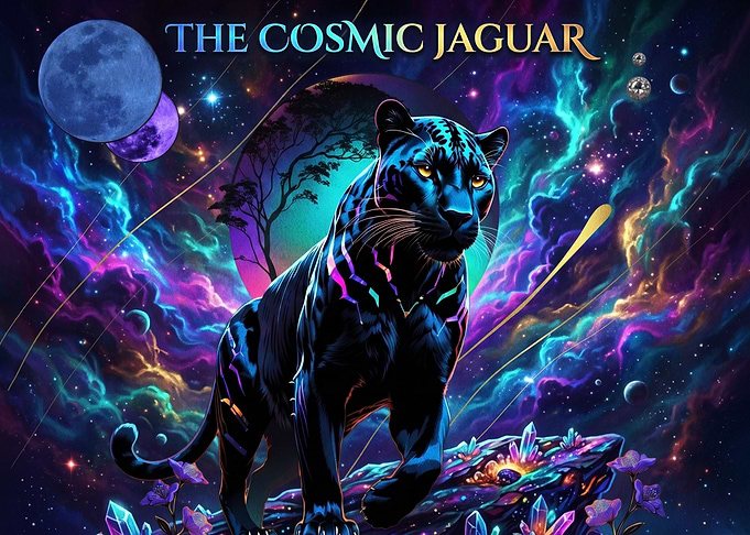 The Cosmic Jaguar Space Art