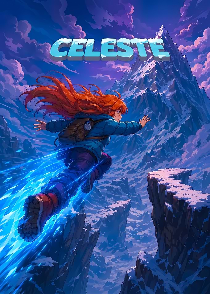 Celeste Game Poster Art