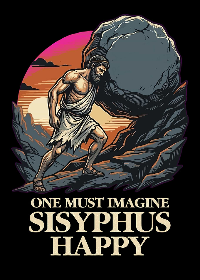 One Must Imagine Sisyphus Happy