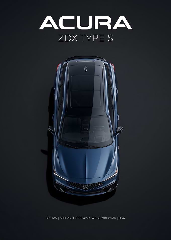 Acura ZDX Type S Top View