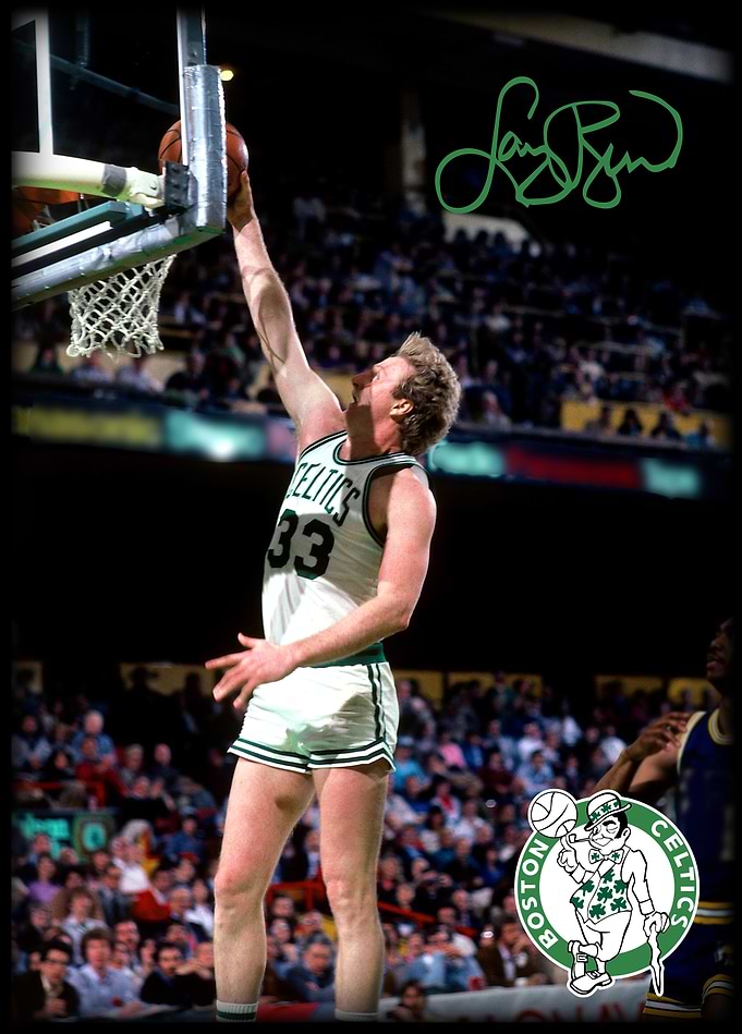 Larry Bird: Celtics Legend in Action
