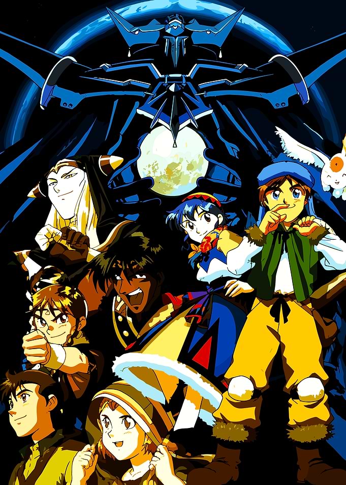 Lunar Remastered Collection Anime Character Ensemble