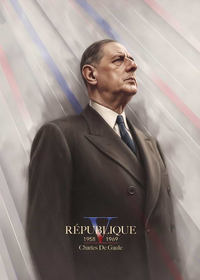 Portrait of Charles de Gaulle