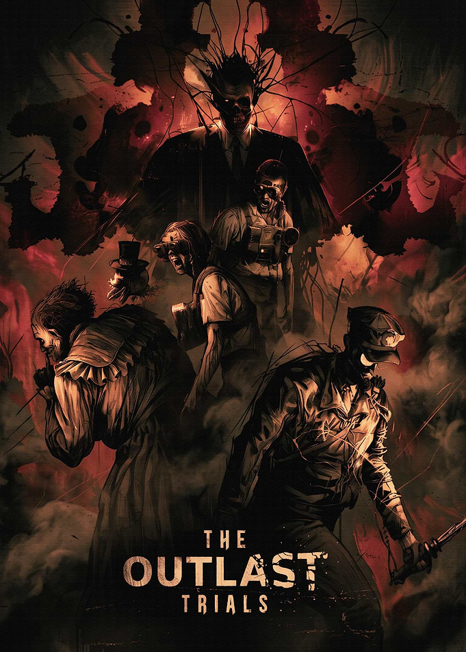 The Outlast Trials Horror Game Poster