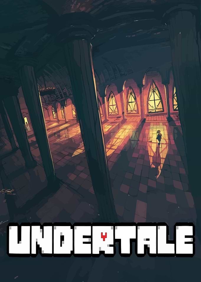 Undertale Hallway Fan Art