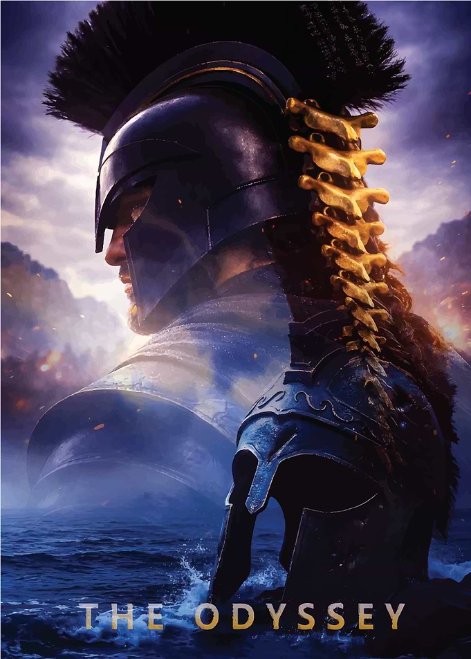 The Odyssey Spartan Warrior Poster