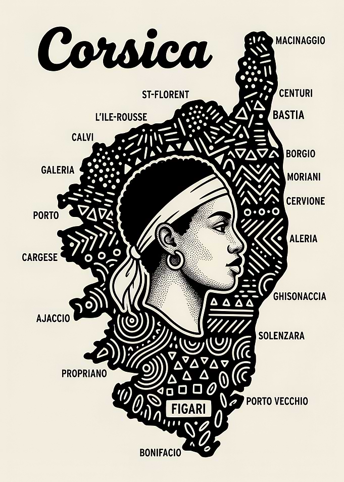 Corsica Map France