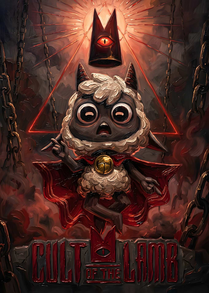 Cult of the Lamb Game Poster
