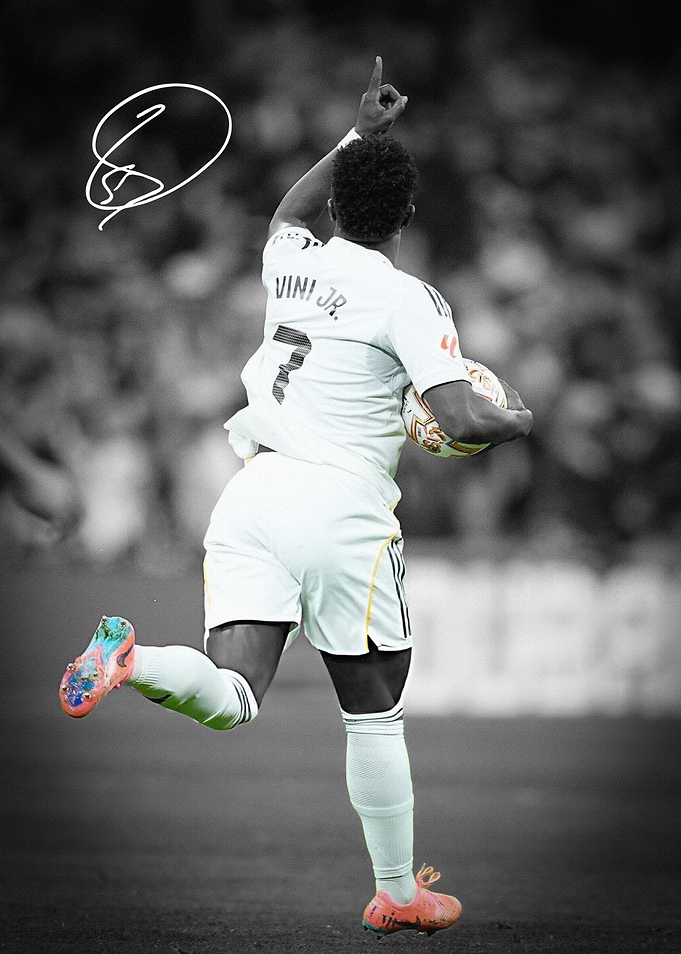 Vinicius Junior Goal Celebration Poster