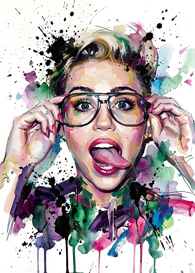 Miley Cyrus Portrait