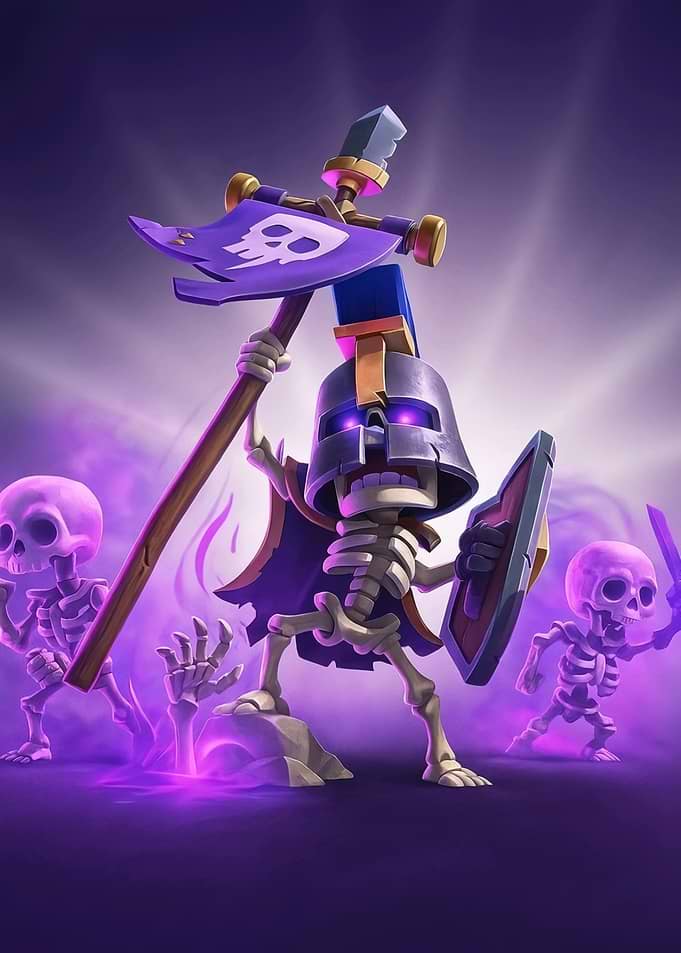 Clash Royale Skeleton Army Digital Art
