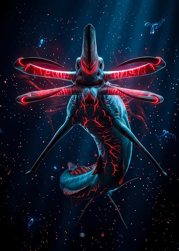 Subnautica Reaper Leviathan Creature Art