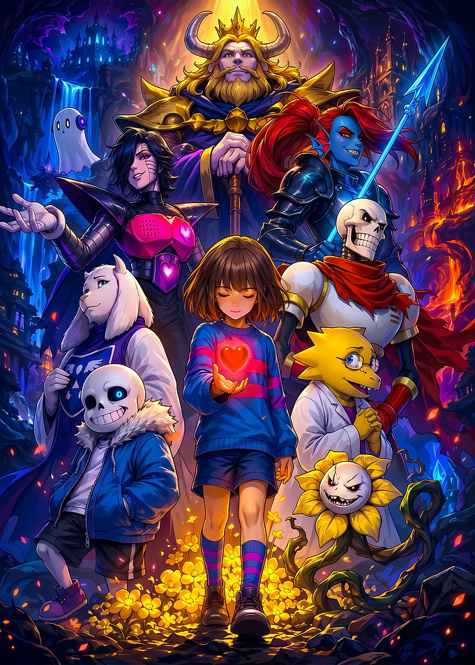 Undertale Ensemble Art