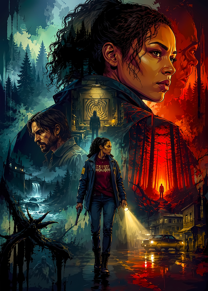 Alan Wake 2 Promotional Poster Art