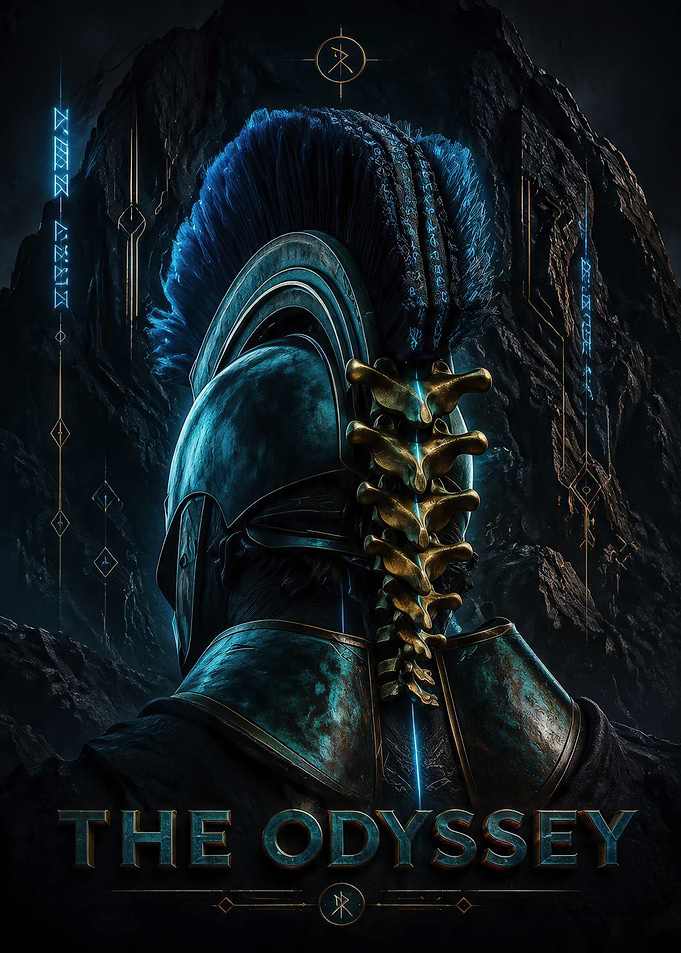 The Odyssey Spartan Warrior Poster