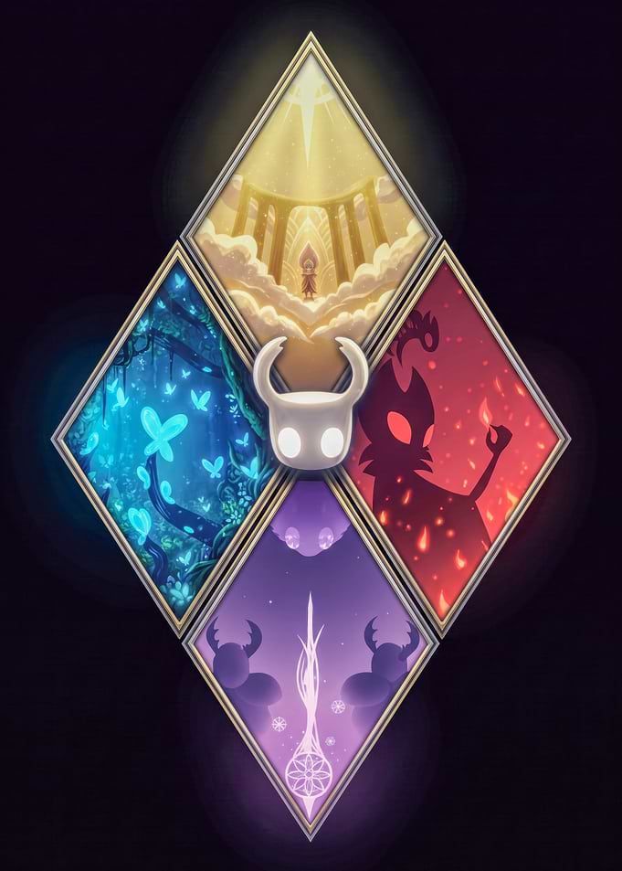 Hollow Knight Four Realms Diamond Art