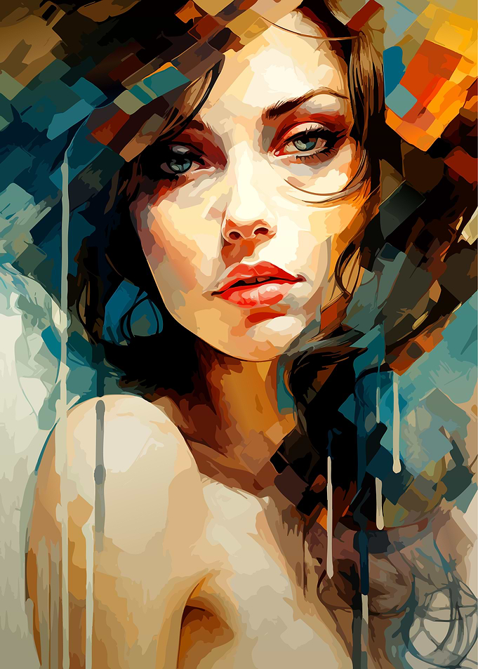 Abstract Portrait of a Woman