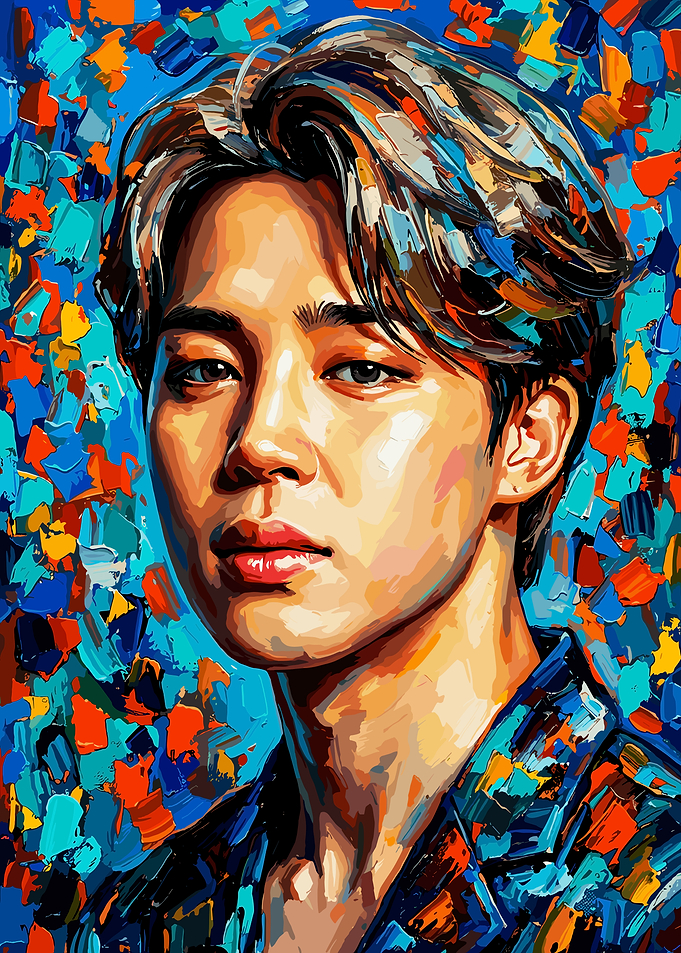 Impressionist Portrait of Jimin BTS
