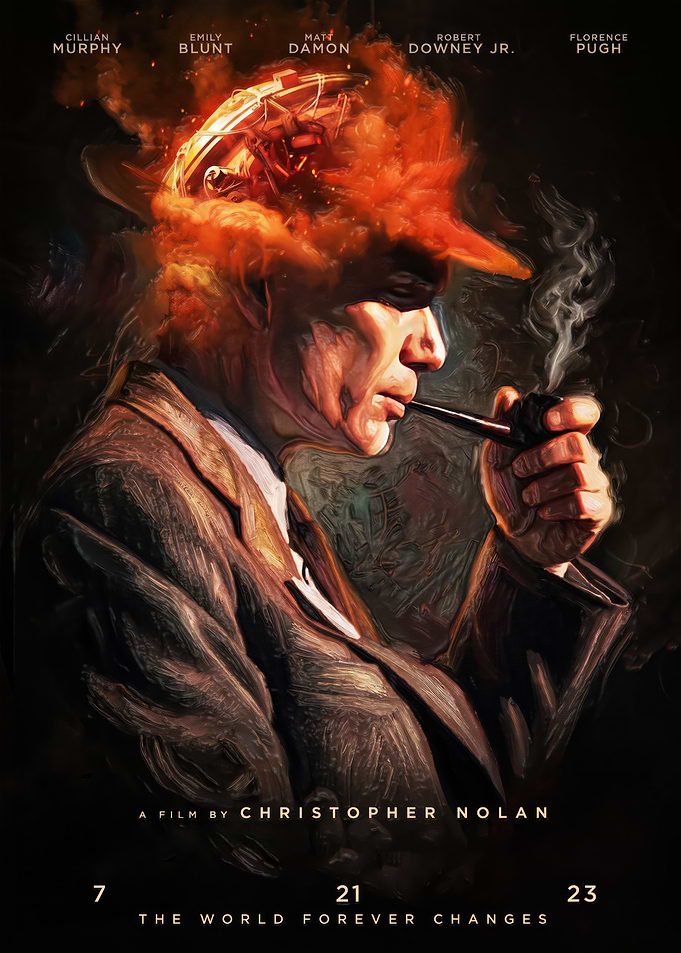 Oppenheimer Movie Poster Art
