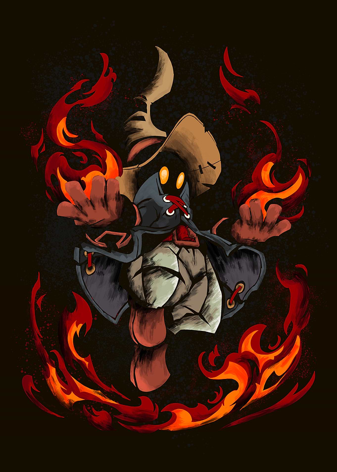 Vivi Ornitier Casting Fire Magic