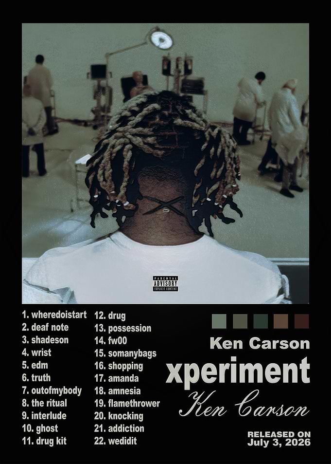 Ken Carson Xperiment Album Cover Art