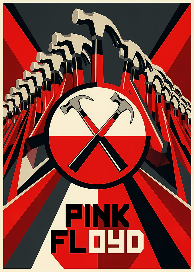 Pink Floyd The Wall Hammer Poster