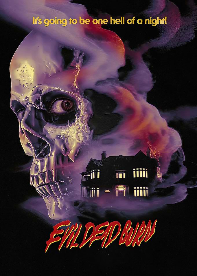 Evil Dead Burn Horror Movie Poster