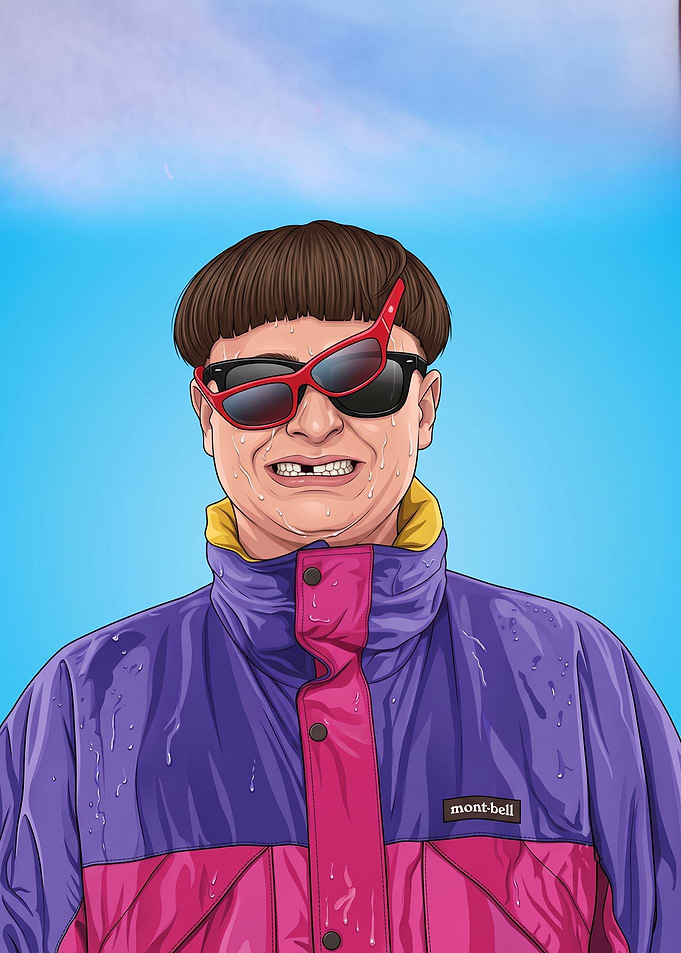 Oliver Tree Cartoon Portrait