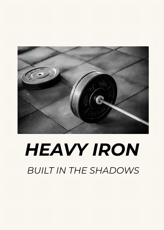 Heavy Iron Gym Motivational Poster