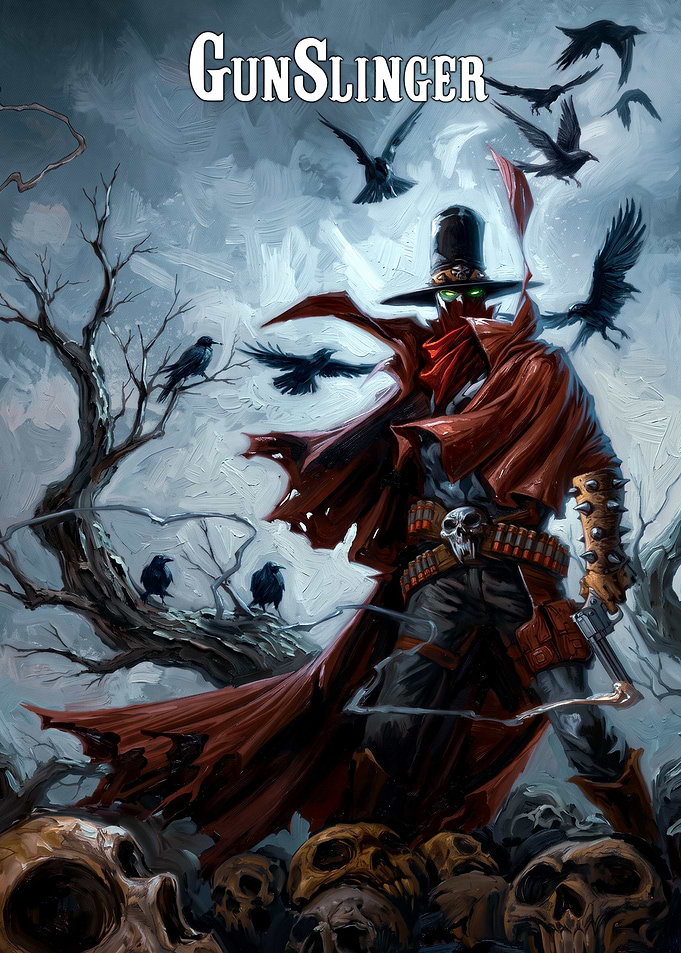 Gunslinger Dark Fantasy Poster