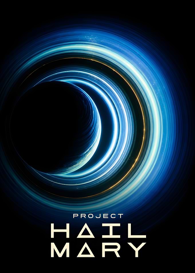 Project Hail Mary Space Poster