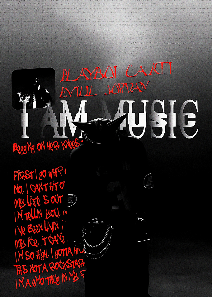 Playboi Carti I Am Music Poster
